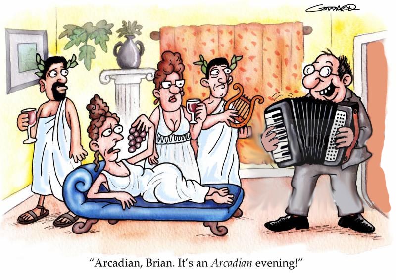 Accordion jokes and cartoons